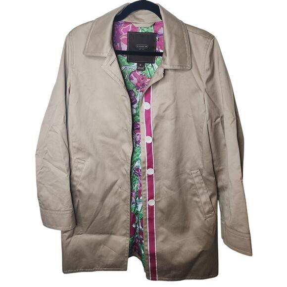 Coach Jackets & Blazers - Coach Tan Trench Coat, Medium
